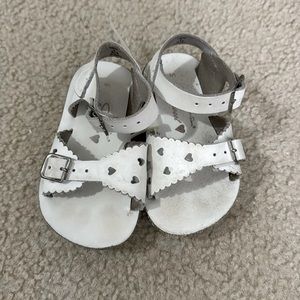 White Salt Water Sandals